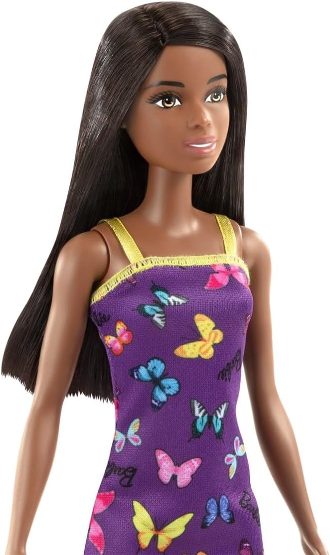 Barbie Mattel T7439 AFROAMERICANA Con Vestito Viola