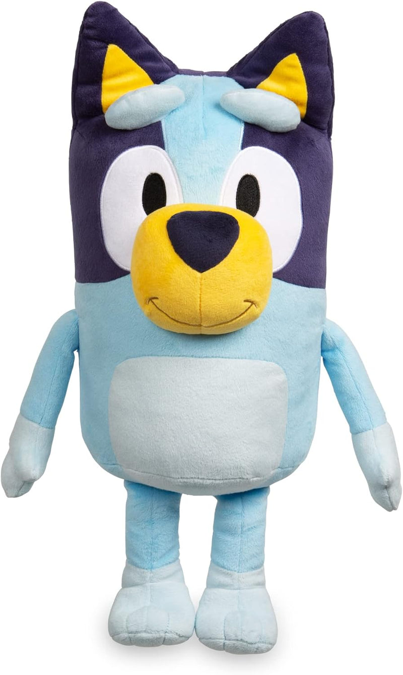 Bluey Jumbo Plush 40 Zentimeter Plüschtier Hund Farbe Blau, wie in der Kinderserie, weich und kusche