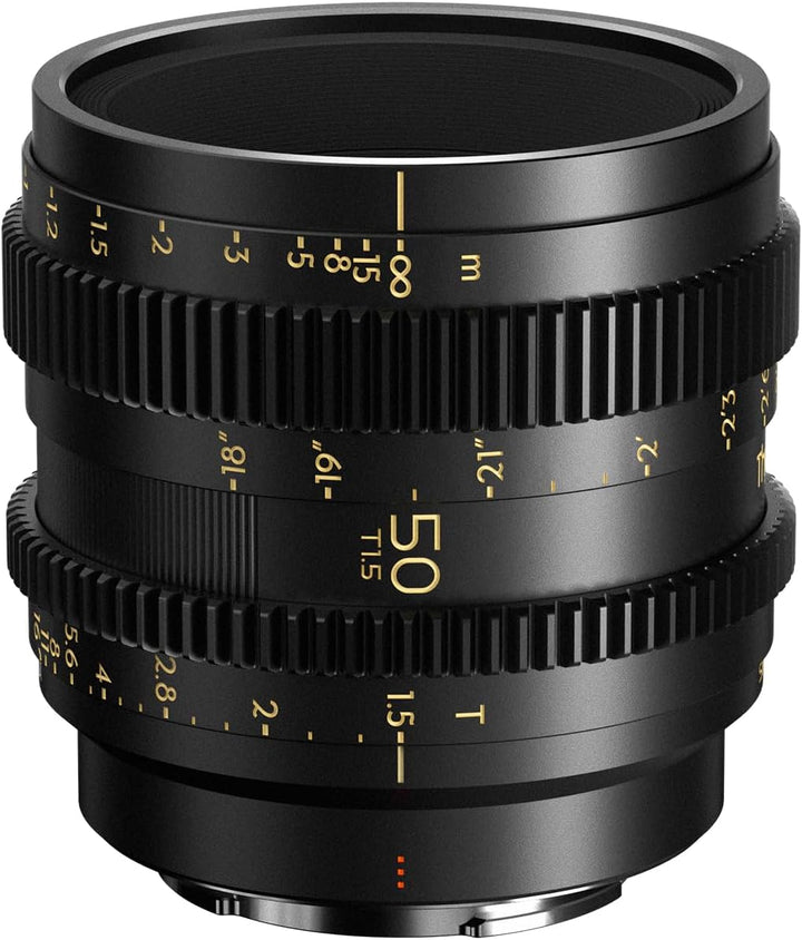 THYPOCH Simera-C 50mm T1.5 FF Prime Cine Lens for Sony E-Mount - Black Sony E Mount 50mm Brennweite,