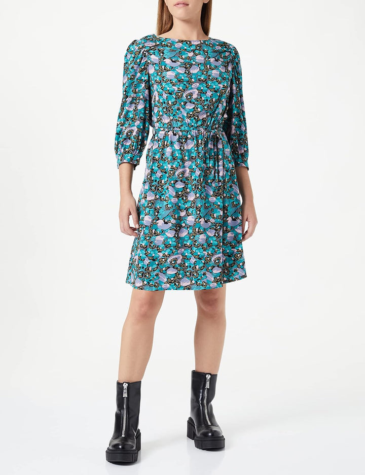 QS by s.Oliver Damen Dress 36 Blau, 36 Blau