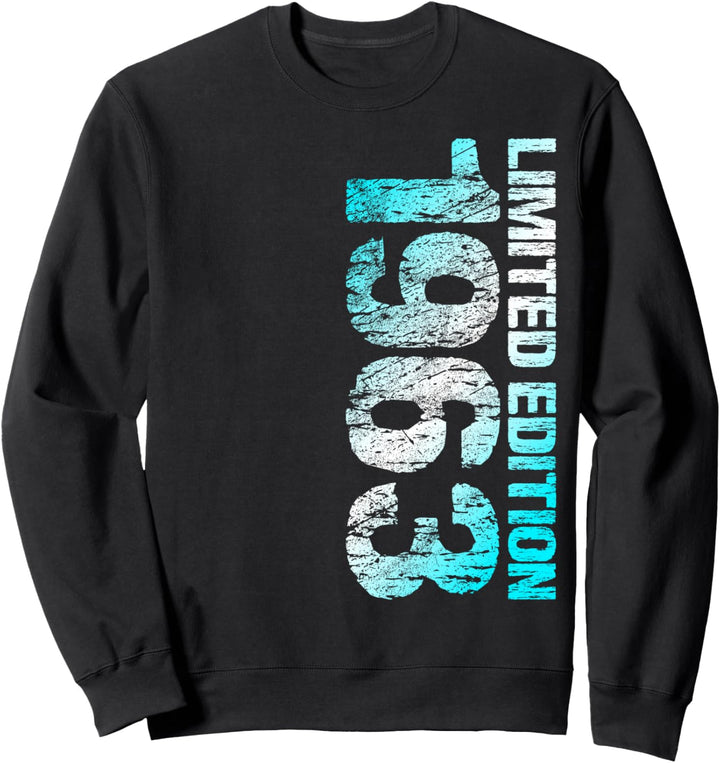 1963 Mann Frau 61. Geburtstag Limited Edition 61 Sweatshirt