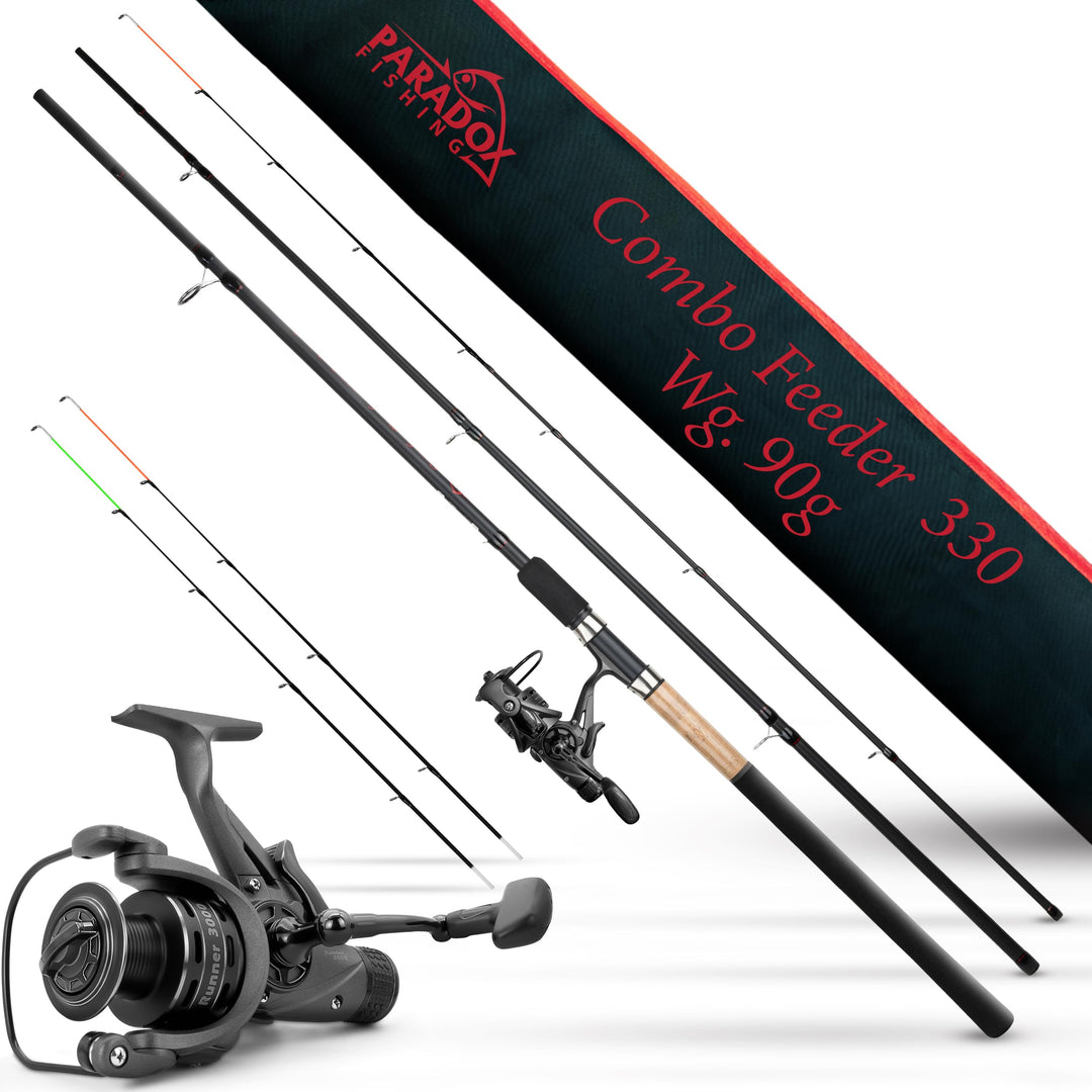 Feederrute 3,3m Wg. 90g I 3,6m 120g I Method Feeder Rute Angelrute Feederruten zum Angeln mit Futter