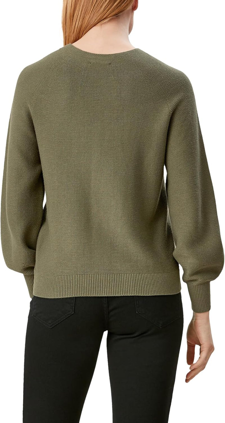 s.Oliver Strickpullover aus Viskosemix 48 Light Khaki, 48 Light Khaki