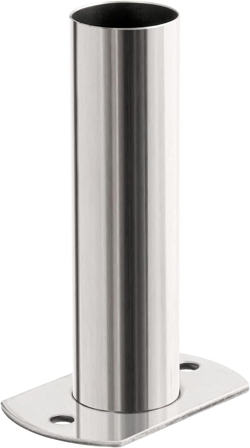 Zelsius Edelstahl Poolleiter Halterung | Ø 40 mm | Montageset für Pool Leiter mit Flanschrohr | Hüls