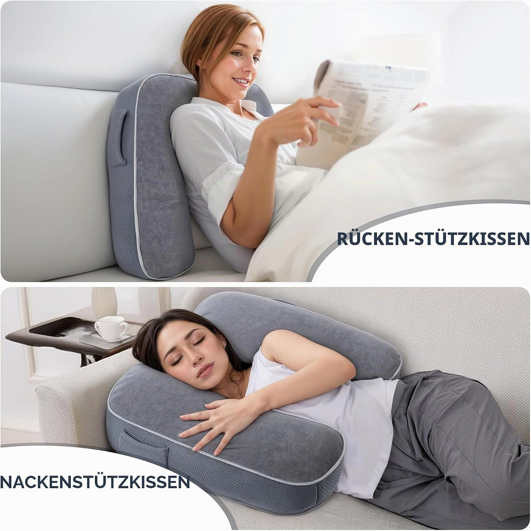 Lesekissen für Gaming, Gaming-Kissen für den Schoss, Häkelkissen zur Unterstützung des Schosses, Arm