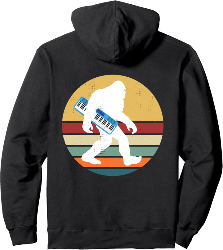 Bigfoot Synthesizer Synth Analog Keyboard Techno Electronic Pullover Hoodie