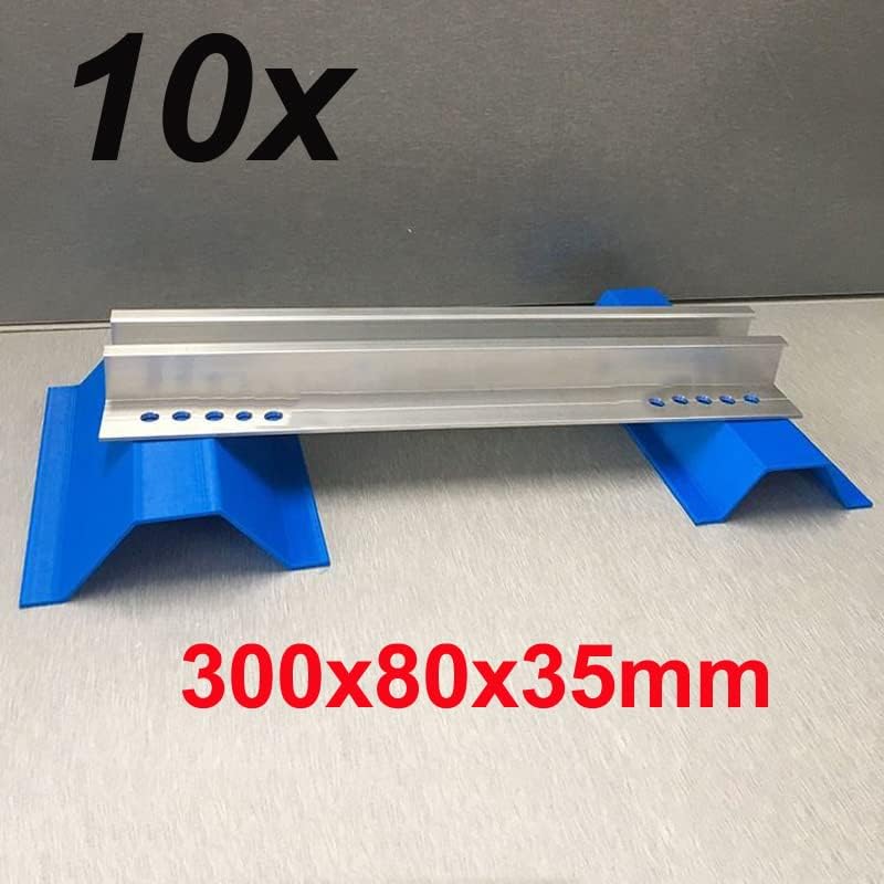 Solarmodul Halterung, Solarpanel Alu Befestigungssystem Trapezblech Photovoltaik Befestigungsschiene