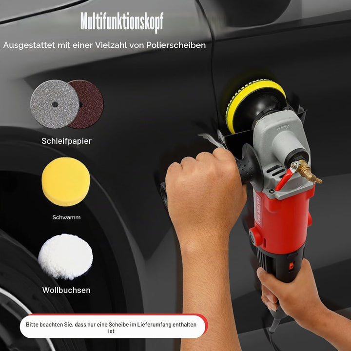 Profi Nasspolierer Steinschleifer 1400 W - Winkelschleifer Schleifmaschine mit 1100-8100 U/min, inkl