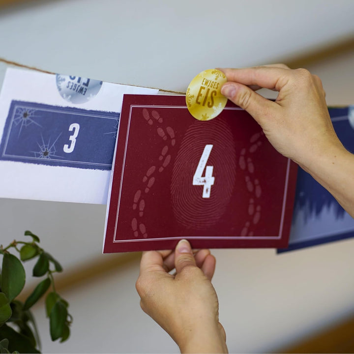 Ewiges EIS - Krimispiel Adventskalender 2025 Krimi Spiel für Erwachsene über 24 Tage - jeden Tag EIN