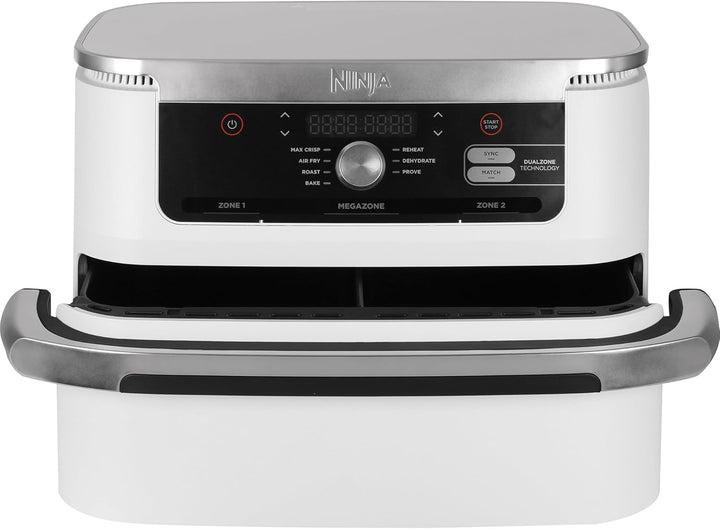 Ninja AF500EUWH Foodi FlexDrawer Heissluft-Fritteuse weiss