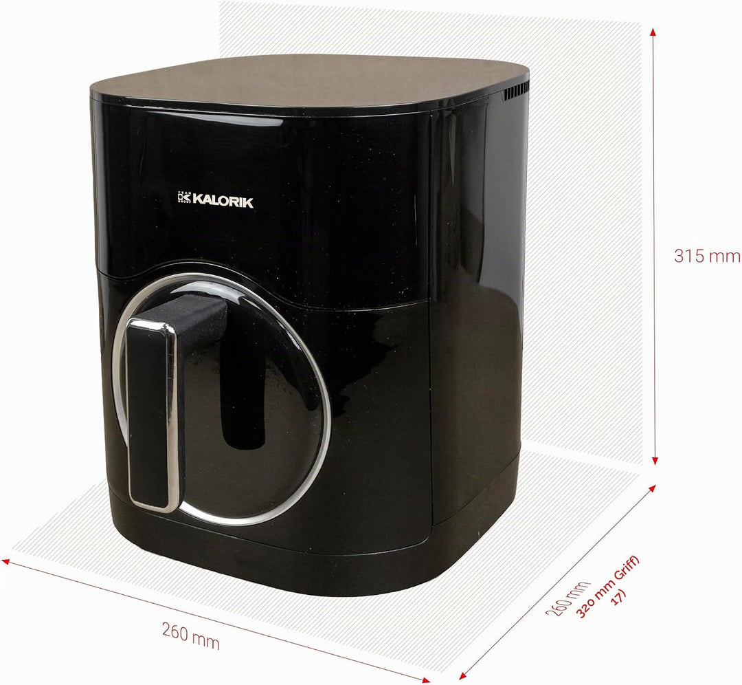 Kalorik - Airfryer - Heissluftfritteuse - XXL 6L, 40-200 °C - 13 Automatische Programme, Auftauen, A