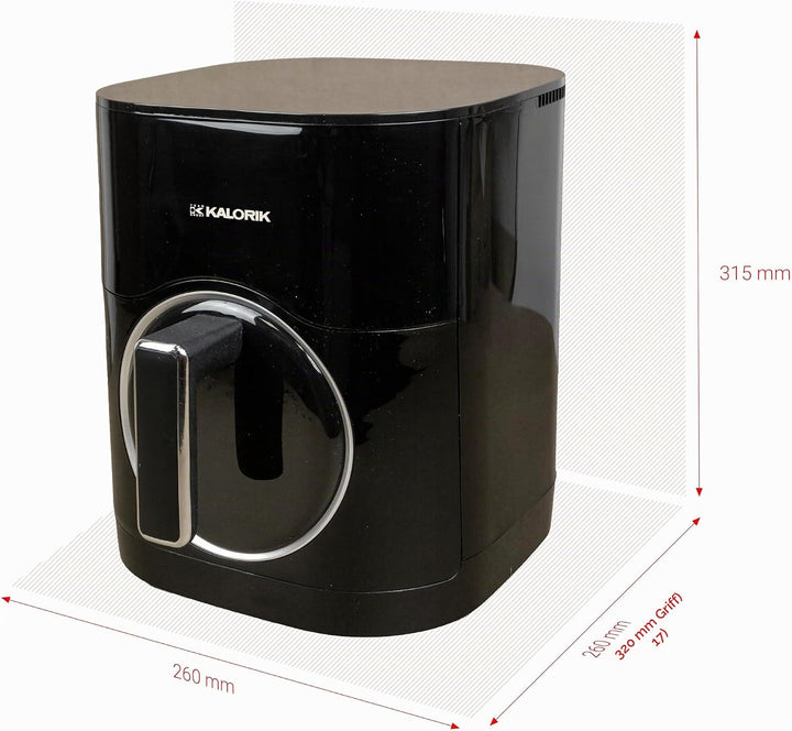 Kalorik - Airfryer - Heissluftfritteuse - XXL 6L, 40-200 °C - 13 Automatische Programme, Auftauen, A