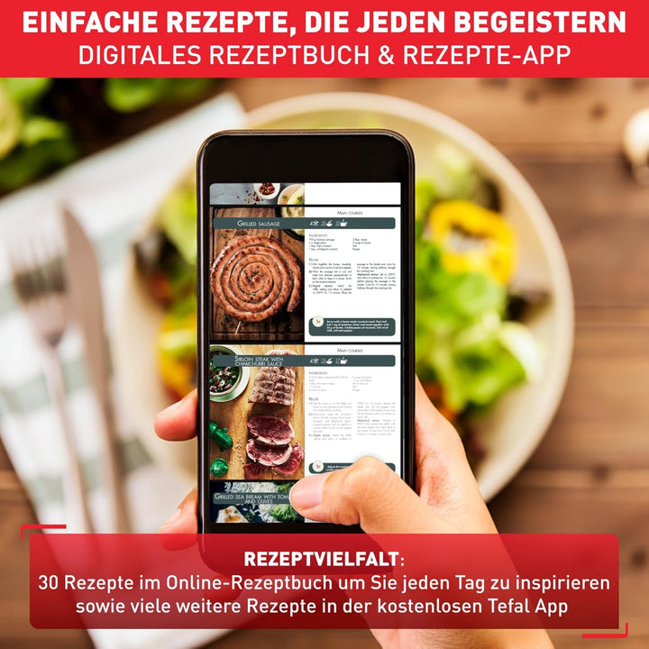 Tefal EY5058 Easy Fry & Grill Precision Heissluftfritteuse | 2-in-1 Technologie (Heissluftfritteuse