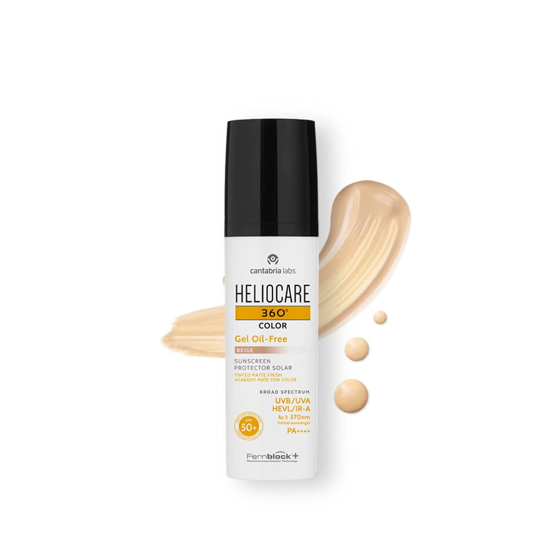Heliocare 360 Gel-farbe Ölfrei Spf50 Beige 50ml