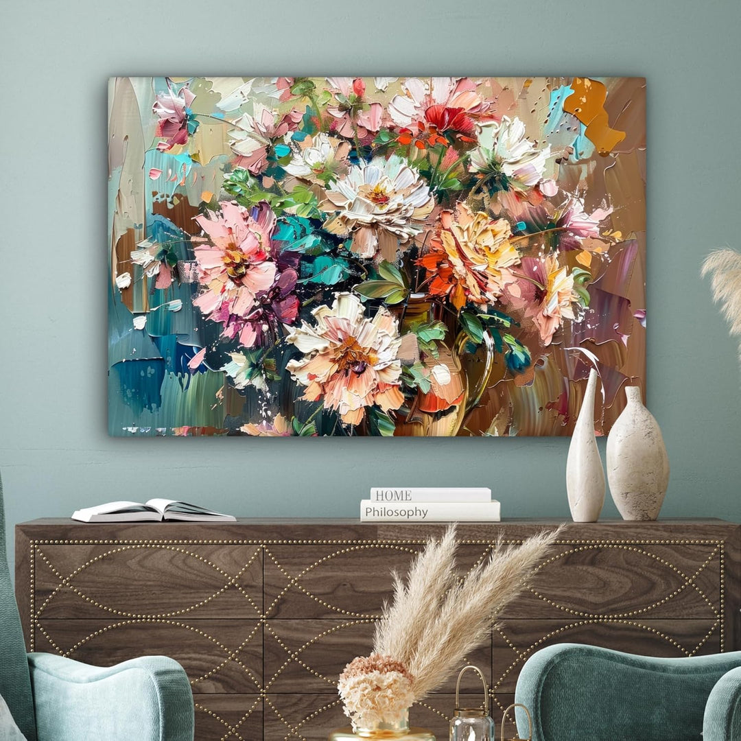 MuchoWow© Leinwandbild Gross 120x80 cm XXL Dekoration Wohnzimmer Bilder Pictures Wall Decoration Liv