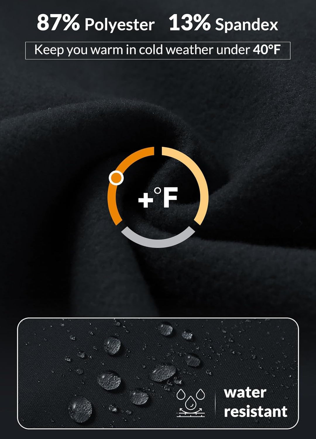 BALEAF Thermo Leggings Damen Winter Leggings high Waist Sportleggings mit Taschen Leggings yogahose