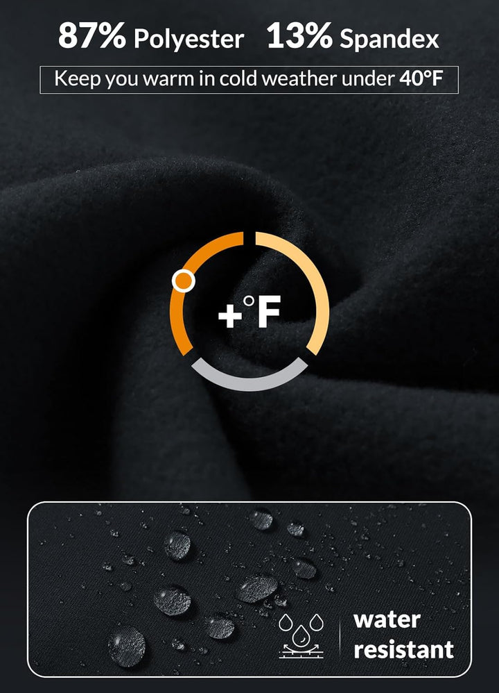 BALEAF Thermo Leggings Damen Winter Leggings high Waist Sportleggings mit Taschen Leggings yogahose