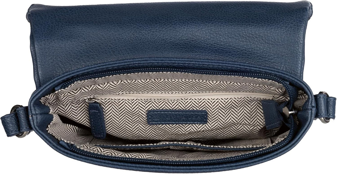 TOM TAILOR Lari Damen Umhängetasche Crossbody Bag Mittelgross Einheitsgrösse Blau, Einheitsgrösse Bl