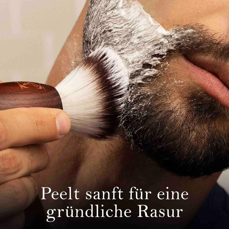 King C. Gillette Rasierhobel Herren, Rasierer + 5 Rasierklingen & Bartpflege Rasierpinsel Herren mit