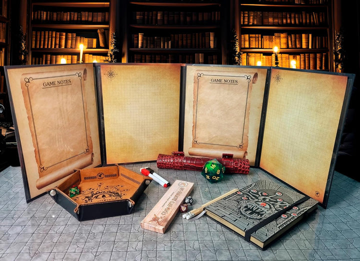 Power Beast Dungeon, DM Screen, Spielleiterschirm Dungeons and Dragons, D&D Master Screen, Dungeon M