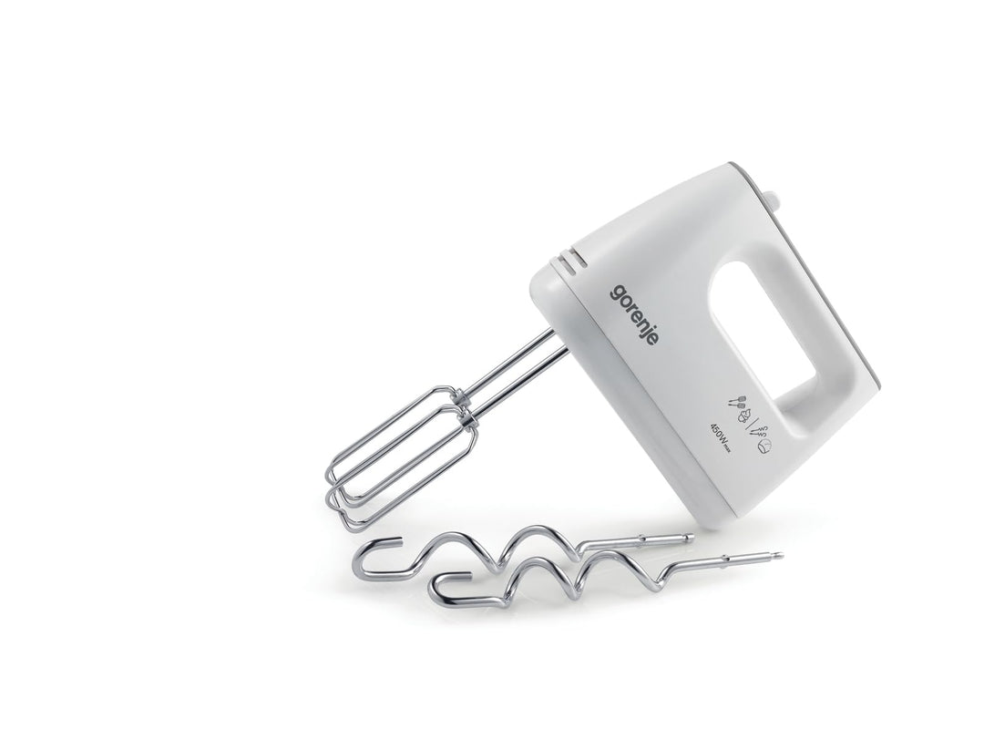 Gorenje M420CW Handmixer/Edelstahl Knethaken/Turbotaste / 5 Stufen/Smart Control/Spühlmaschinen geei
