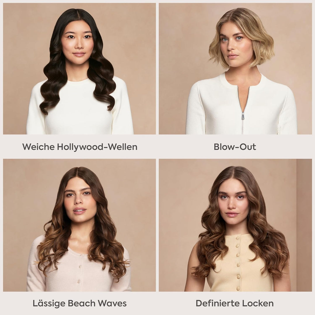 BaByliss Style Secret Air Automatisch Lockenstab – 25mm mit sanfter Wärme &amp; Luftstrom, 48 Styling‑Ko