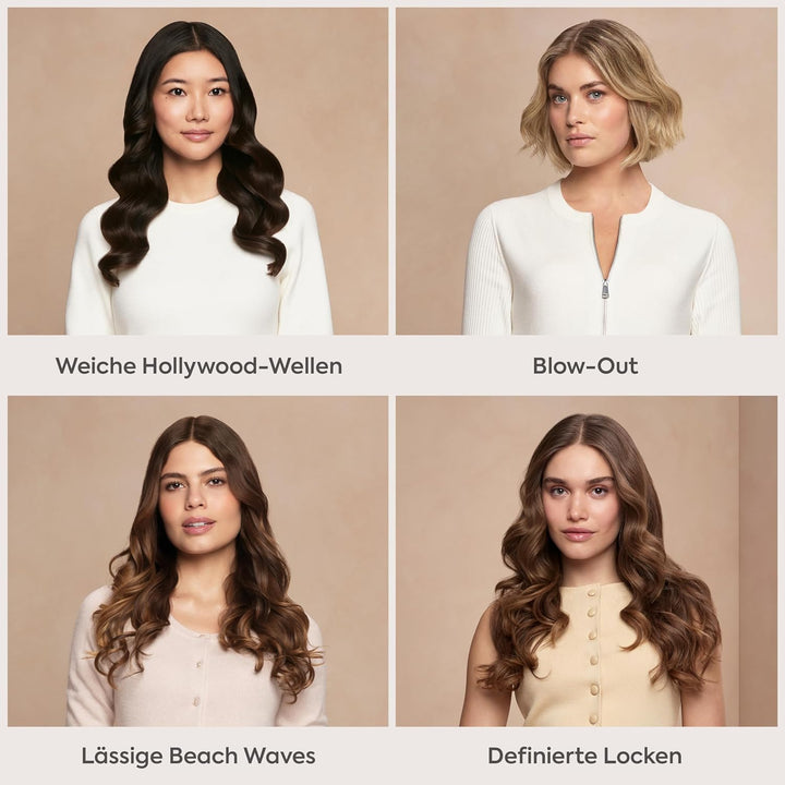 BaByliss Style Secret Air Automatisch Lockenstab – 25mm mit sanfter Wärme &amp; Luftstrom, 48 Styling‑Ko