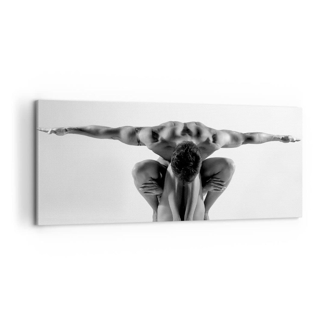 ARTTOR Wandbilder Dekoration Wohnzimmer Modell Körper Muskeln Tätowierung Bilder auf Leinwand 120x50