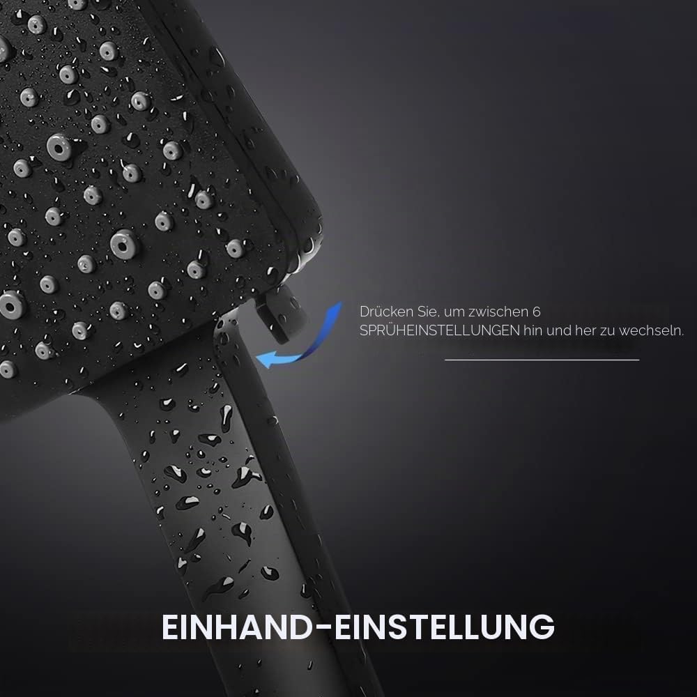 Newentor Duschkopf Regendusche, Handbrause Duschkopf Gross, Wassersparender Duschkopf Hochdruck, Dus