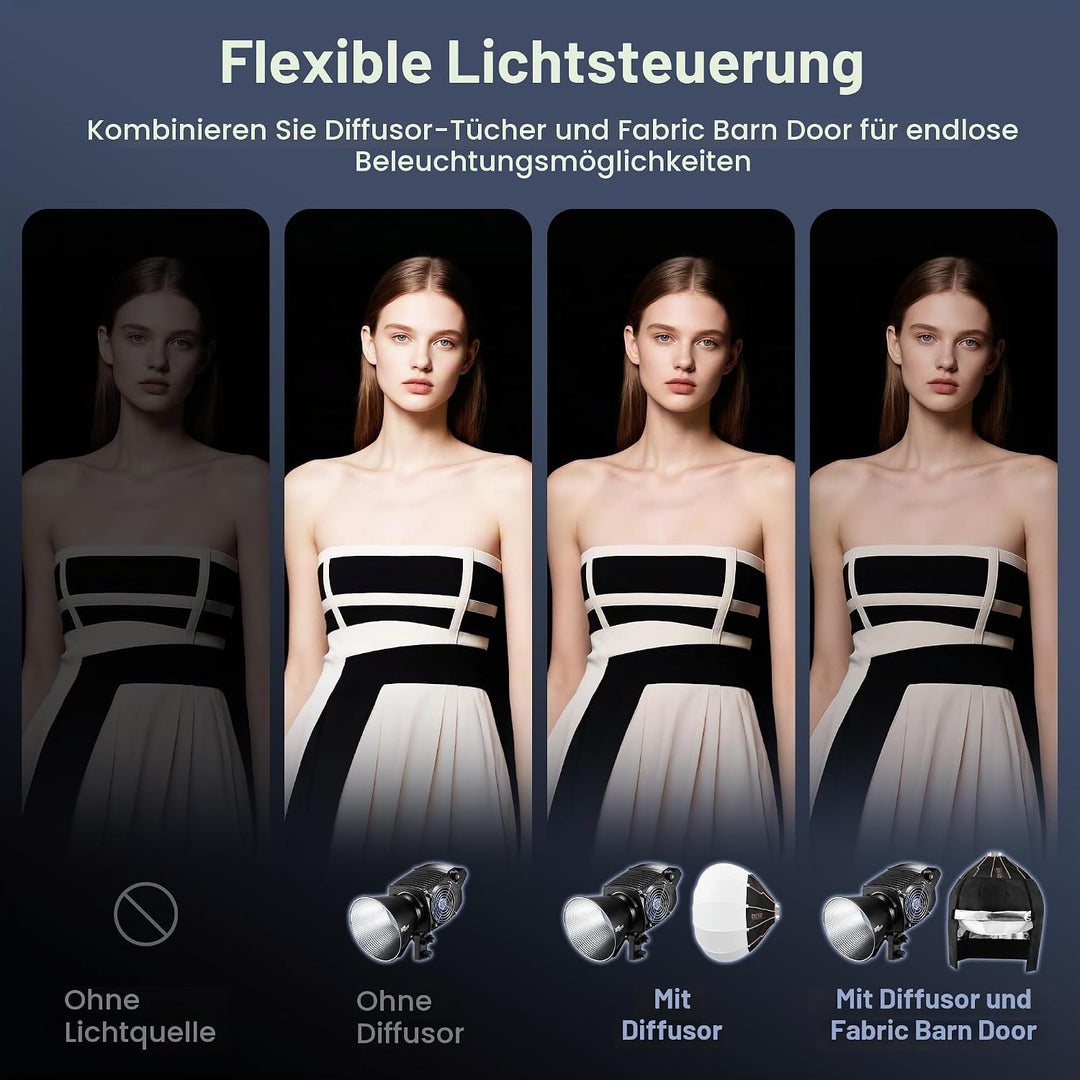 ZHIYUN [Official] 65cm Laterne Softbox Bowens, Universal für Licht mit Bowens Mount, für ZHIYUN G200