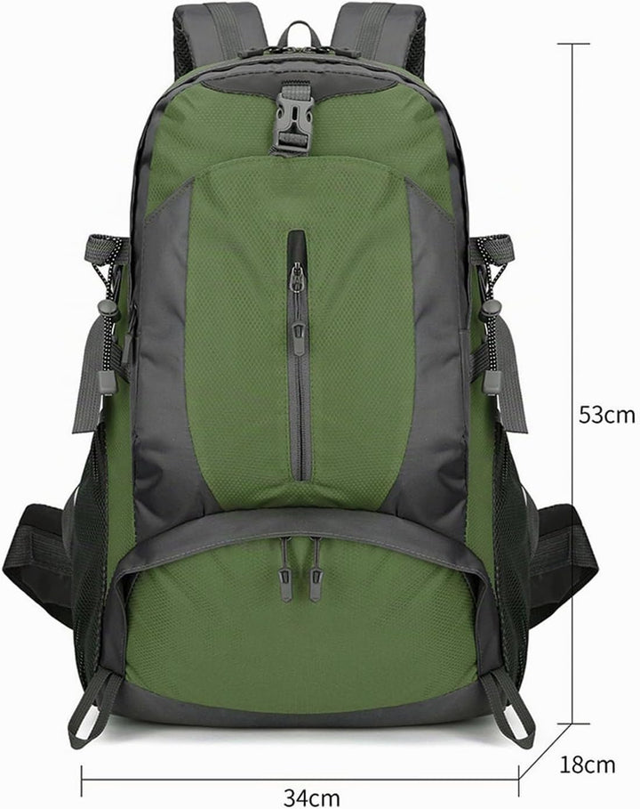 40L Wanderrucksack mit Multi-Taschen-Design leichter Tagesrucksack mit mehreren Organisationsfächern