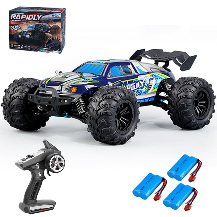X-Verse 1:16 Ferngesteuertes Auto, 50KM/H Kohlebürste Motor RC Hohe Geschwindigkeit Offroad Drift Re