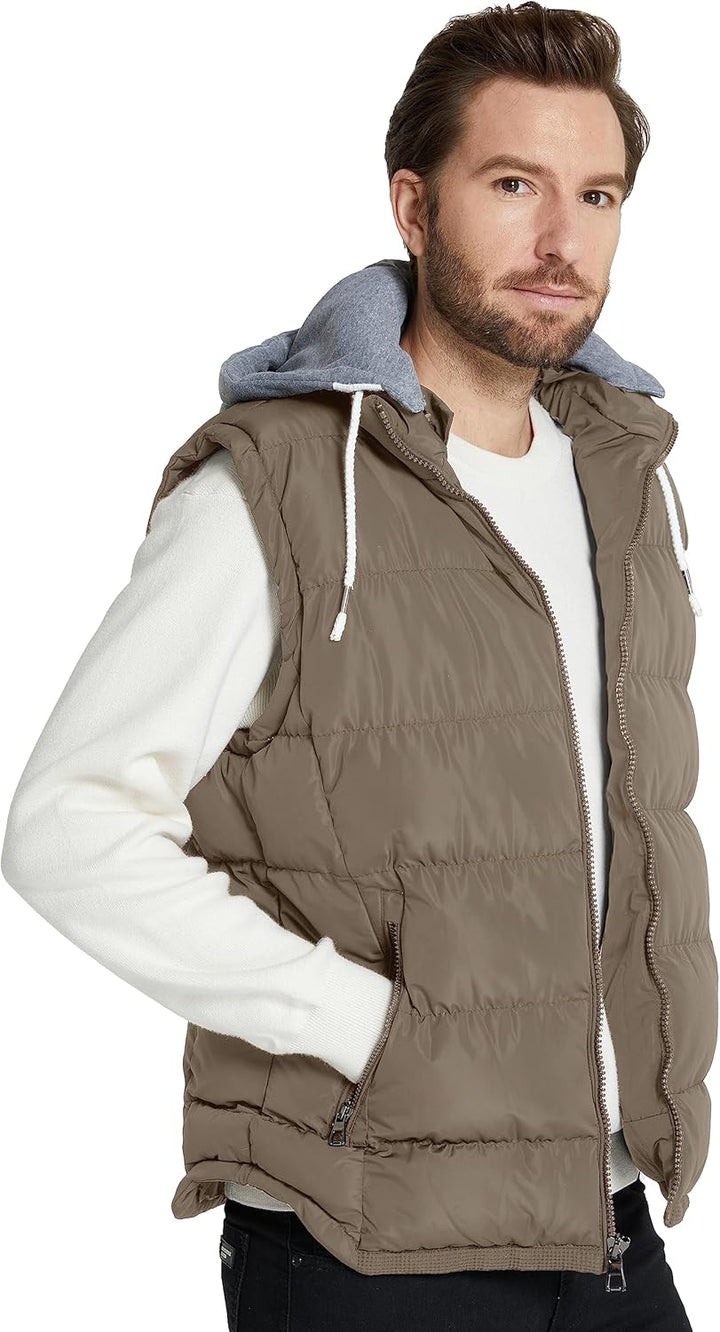 ZSHOW Herren Winter Weste Gesteppte Polsterung Puffer Ärmellos Jacke Warme Outdoor Weste Körperwärme