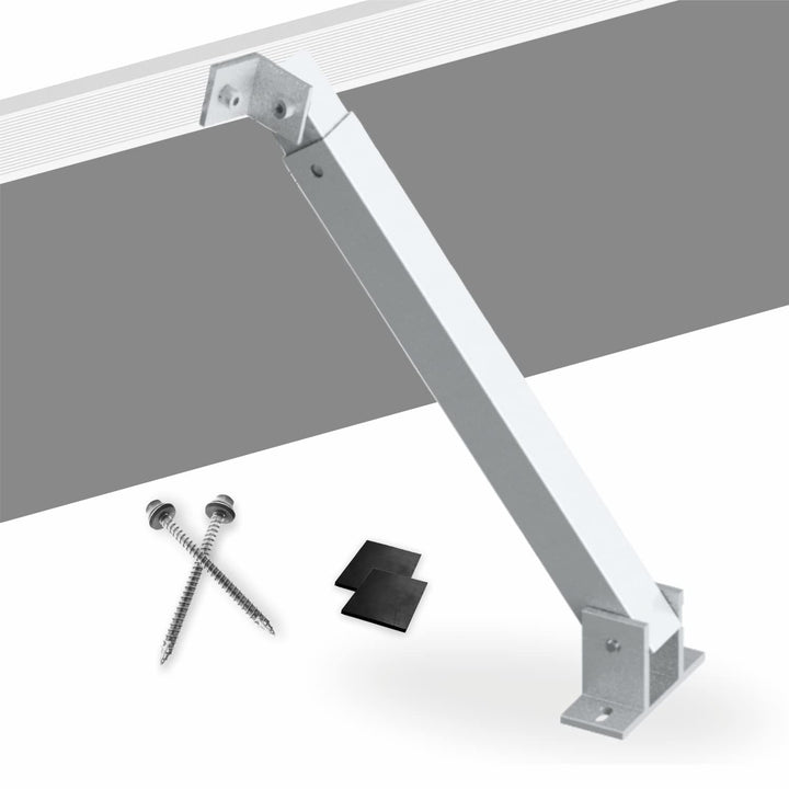Teleskop Halterung 1er Set z. B. für Photovoltaik- oder Solarpanele inkl. Zubehör, 1er Set