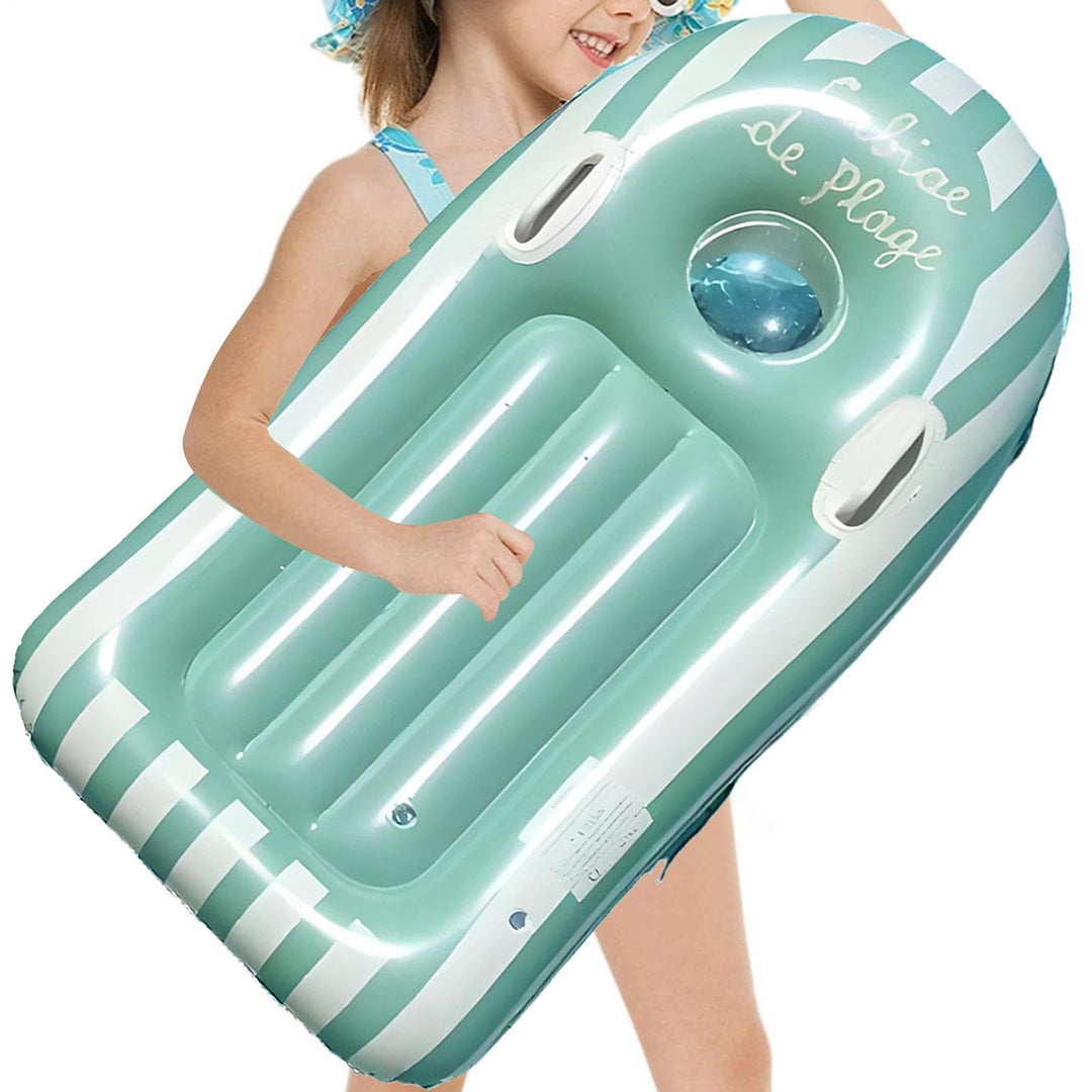 Schwimmbrett | aufblasbares Schwimmbrett mit Griff – Strandspielzeug zum Schwimmen – für Pool, See,