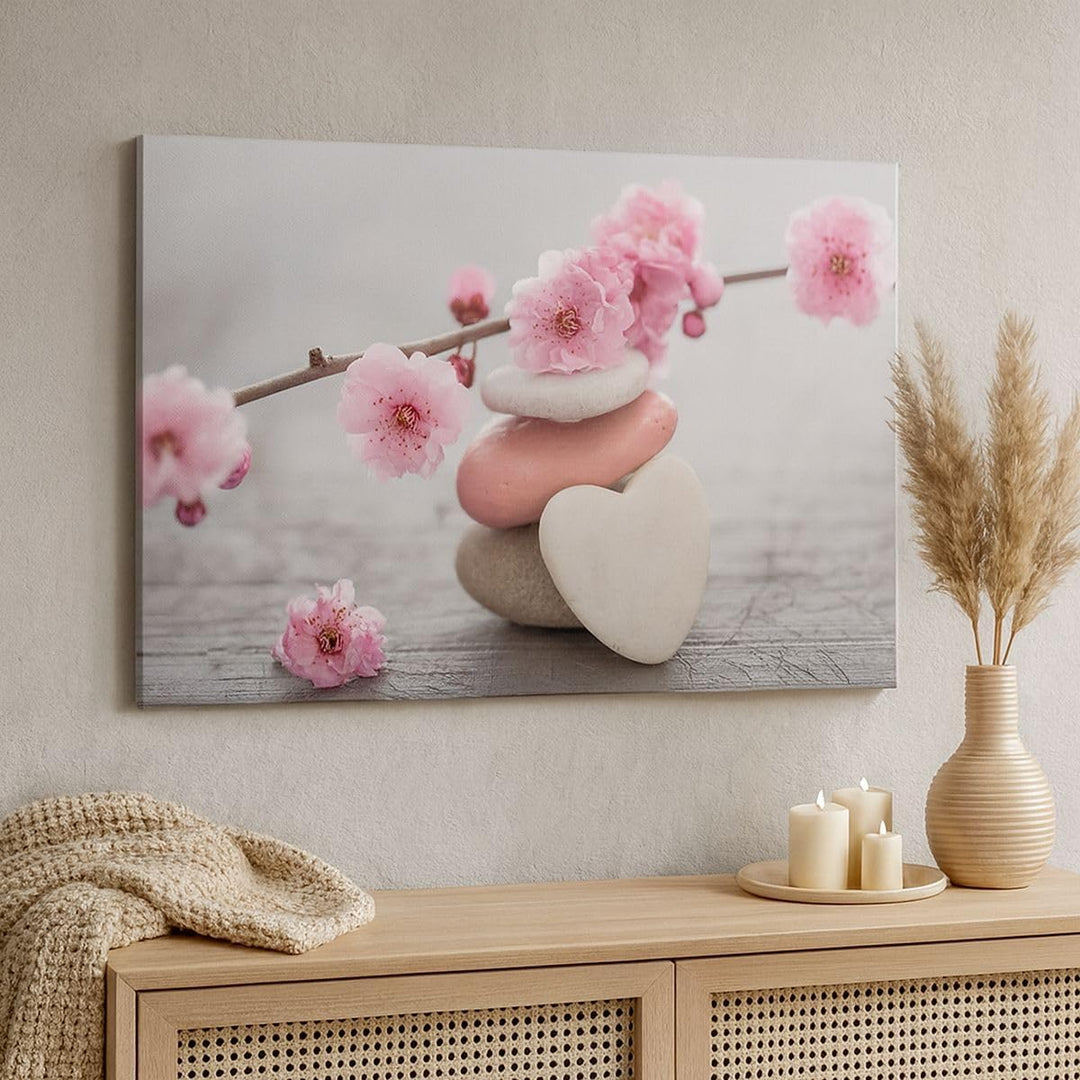 Bilder auf Leinwand 100x70cm Leinwandbild Yoga weiblich Blume Gesundheit Gross Wanddeko Bild Schlafz