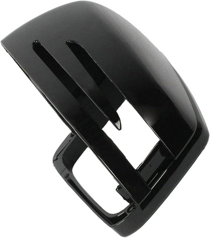 KYYET Seitenspiegel-Abdeckkappe schwarz glänzend für W176 W204 C204 W212 W211 W246 C117, Schwarz glä