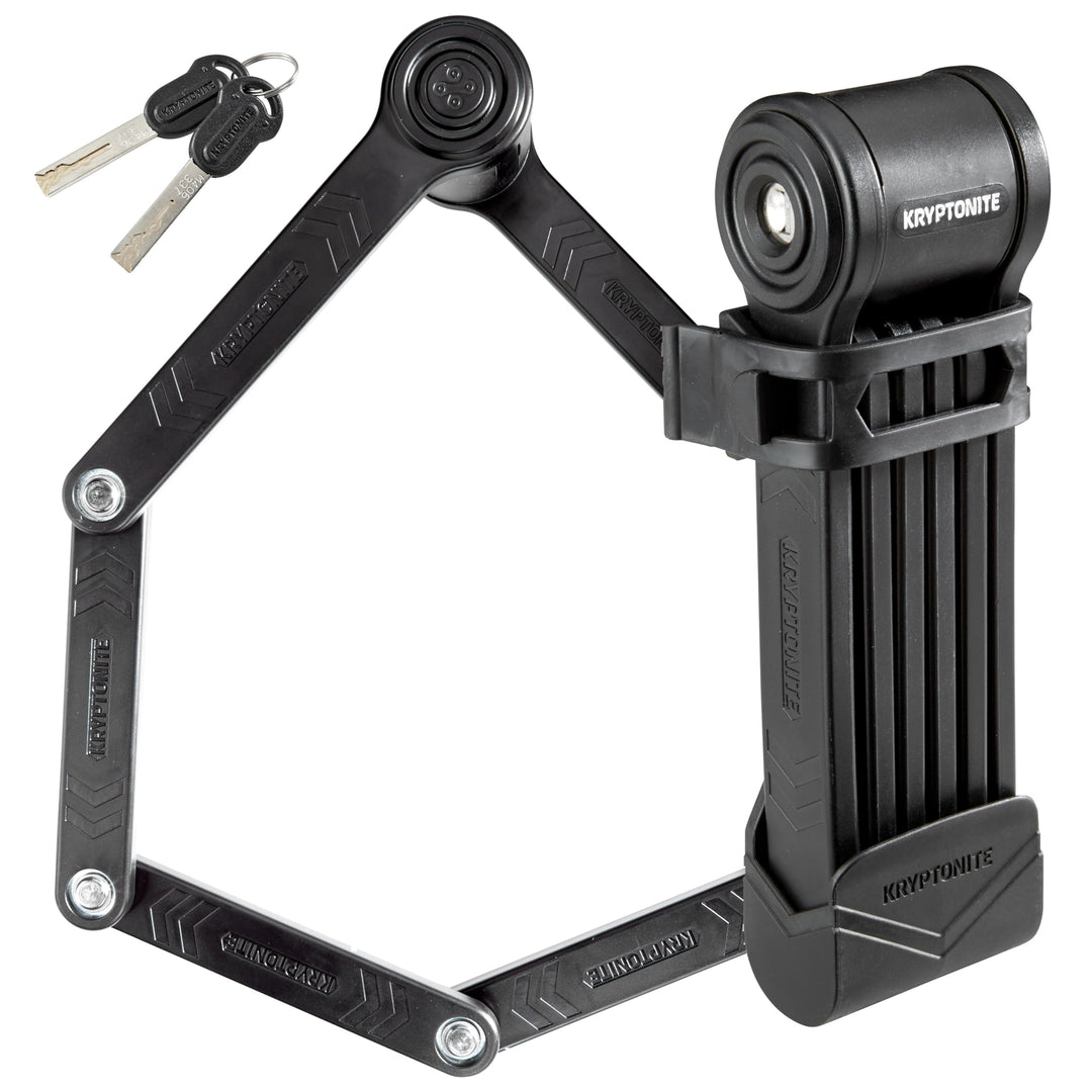 Kryptonite Keeper 585 Schlösser Schwarz 3mm/85cm 3mm/85cm Keeper 585 Foldable (3mm/85cm) Single, 3mm