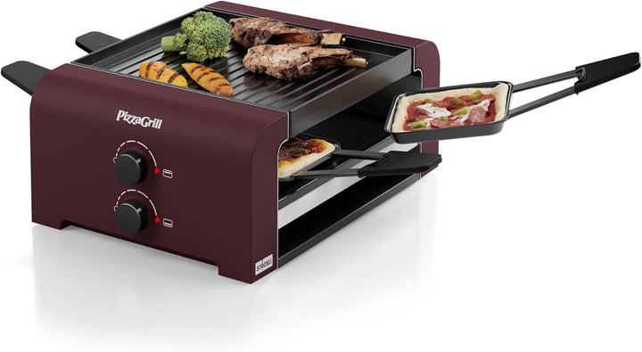 Stöckli Raclette PizzaGrill 4 Merlot Red