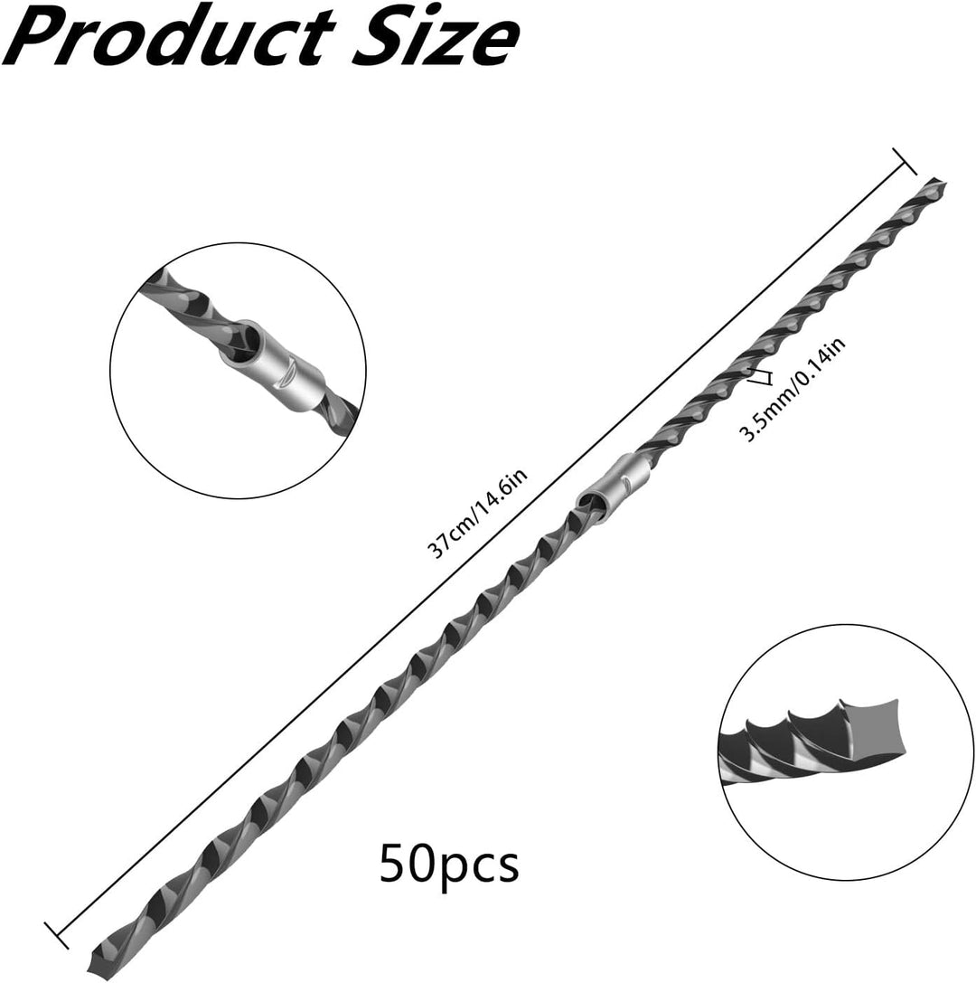 50 Stück Bosch F016800431 Ersatz-Trimmerschnur für AFS 23 bis 37 Freischneider. je 37cm x 3,5 mm 50