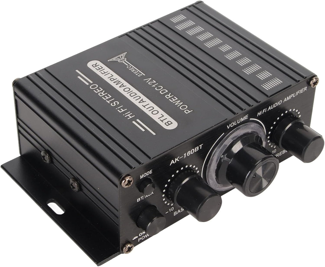 Bluetooth 5.0 Audio-Leistungsverstärker, Aluminiumlegierung, 20 W X 2, 20 Hz Bis 20 kHz, Stereo-Vers
