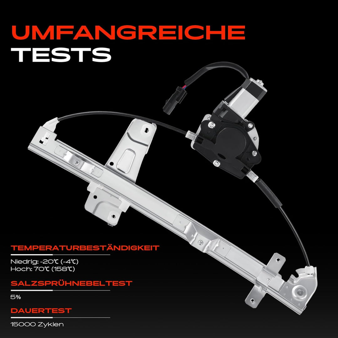 Frankberg Fensterheber Mit Motor Vorne Links Kompatibel mit Grand Cherokee II WJ, WG Alle Motoren SU