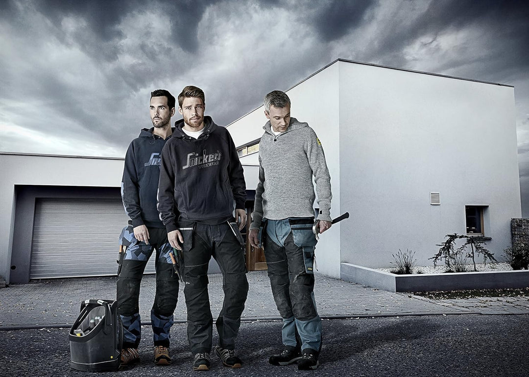 Snickers Workwear FlexiWork Arbeitshose plus mit HP, 69020404204 204 Schwarz, 204 Schwarz