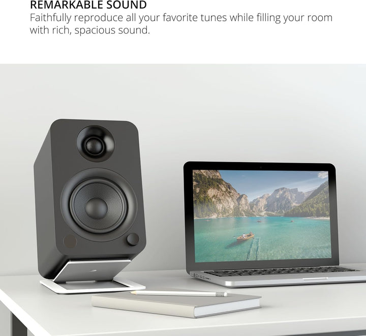 Aktivlautsprecher HiFi Bluetooth Kanto YU schwarz matt verkauft paarweise