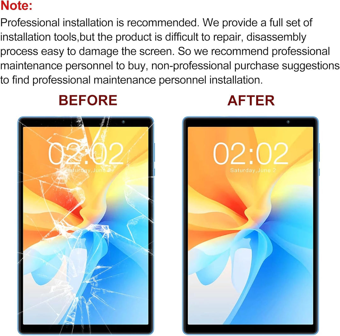 Neue Touchscreen Glas Digitizer Ersatz für Teclast P25T 45 PIN Touchscreen Frontglasscheibe mit aktu