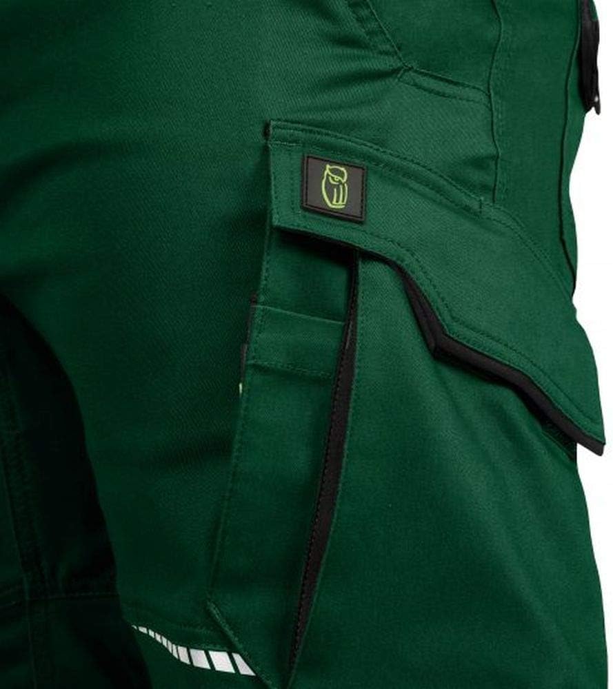 Leib Wächter Flex-Line Damen Arbeitshose Bundhose (grün/schwarz, 50)