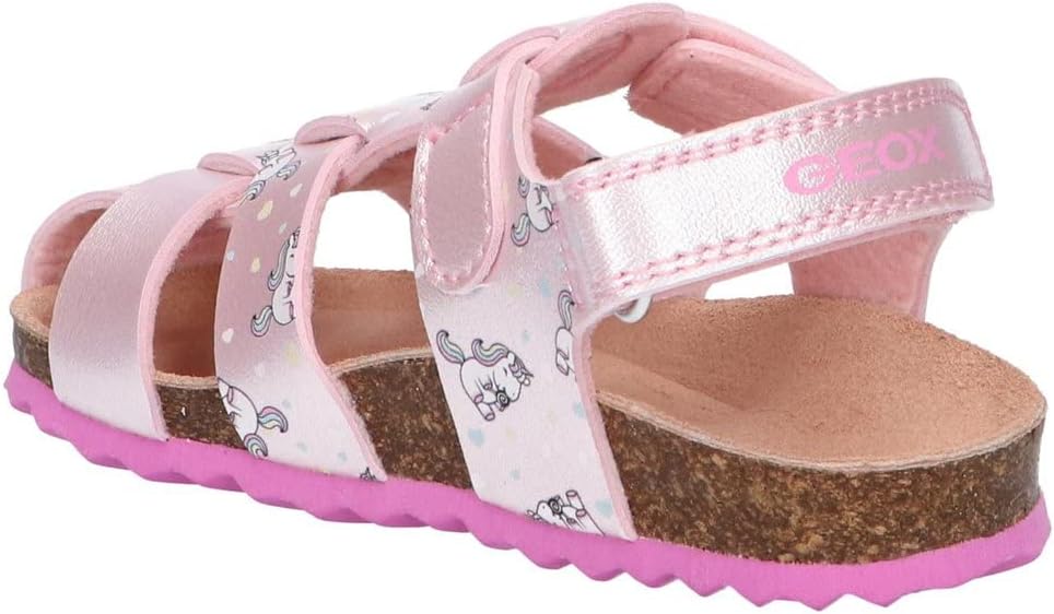 Geox Mädchen B Sandal Chalki GirlSandalen 21 EU Lt Pink Fuchsia, 21 EU Lt Pink Fuchsia
