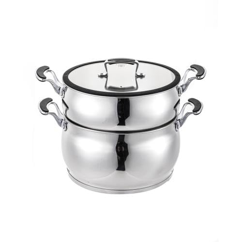 Couscous-Topf, Edelstahl, 26 cm | 8 l, 6-8 Personen, für alle Herdarten einschliesslich Induktion, E