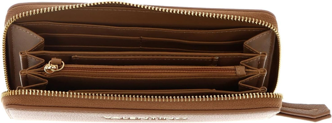 Valentino Womens 89o-Arcadia Bi-Fold Wallet, Beige