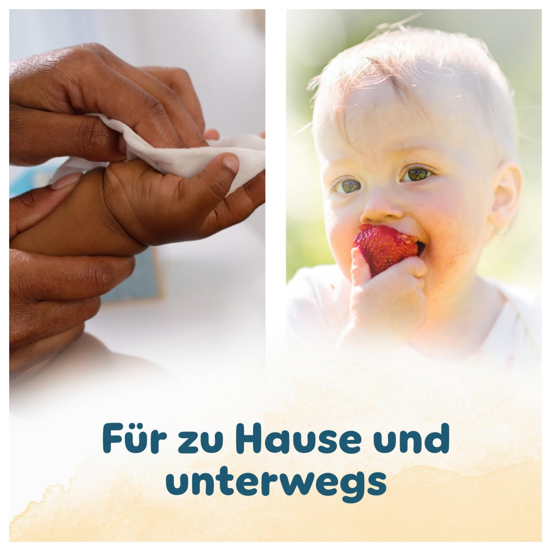 Pampers Harmonie New Baby Feuchttücher, Calendula (24 x 44 stück), den natürlichen pH-Wert der Haut